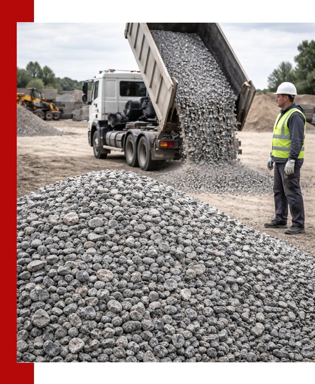 Доставка и продажа гранитного щебня фракции 5-20 в Донецке