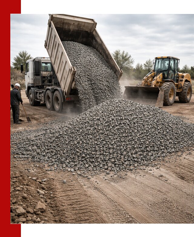 Гранитный щебень фракция 10-20 с доставкой в Донецке