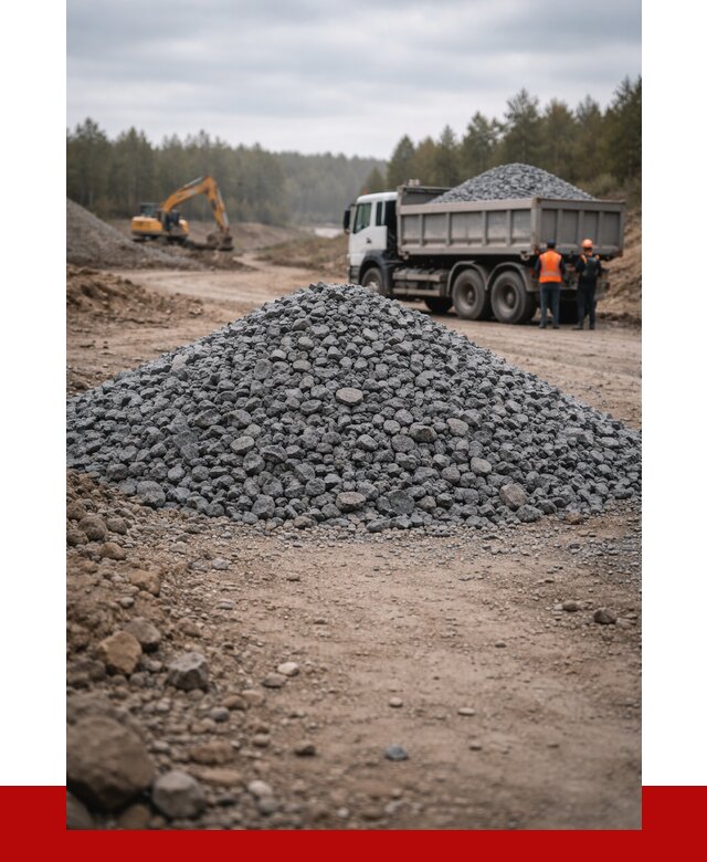 Щебень габбро диабаз фракция 40-70 в Донецке от 2409 р-ПРОНЕРУДДнк