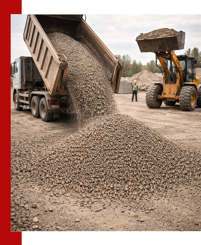 Гравийный щебень фракция 3–10 с доставкой в Донецке