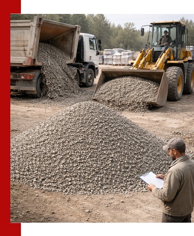 Гравийный щебень фракция 5–10 с доставкой в Донецке