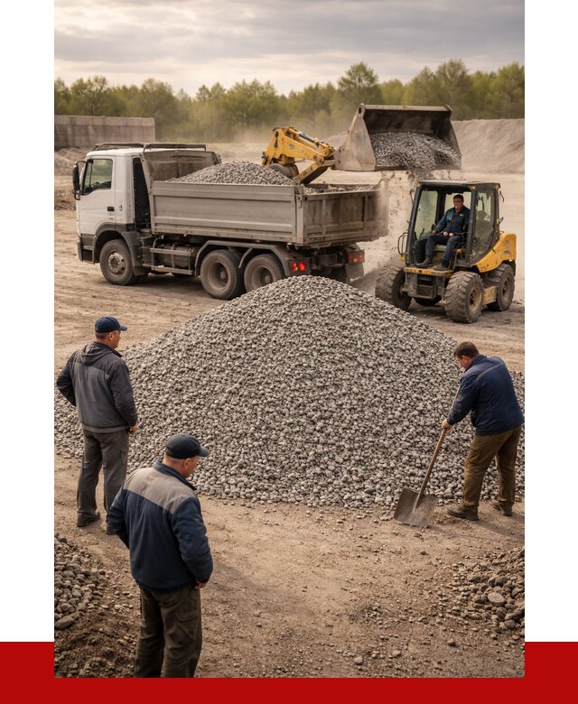 Гравийный щебень фракция 5-20 в Донецке от 2628 р. ПРОНЕРУДДнк
