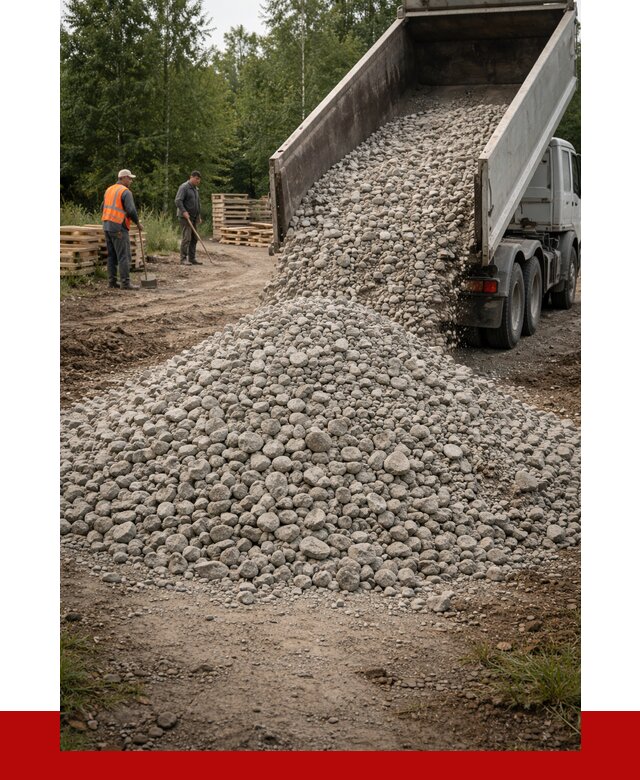 гравийный щебень фракция 70-120 в Донецке от 2682 р. ПРОНЕРУДДнк