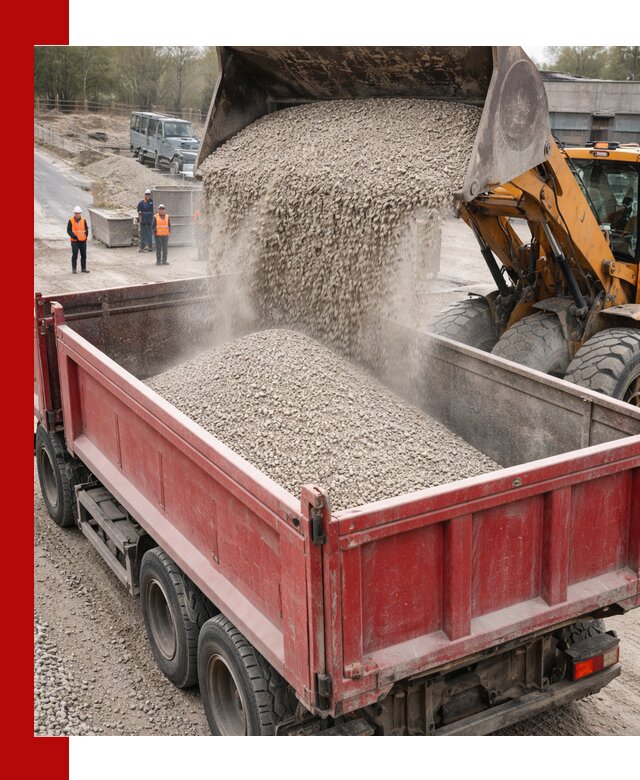 Купить известняковый щебень фракции 0-5 с доставкой в Донецке