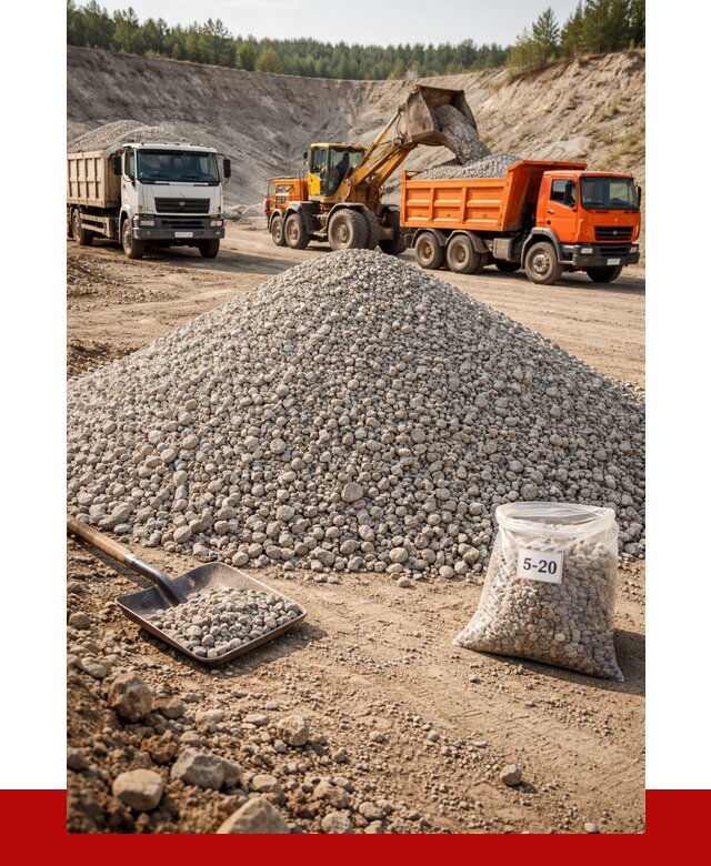 Доломитовый щебень фр. 5-20 в Донецке от 4598 р. | ПРОНЕРУДДнк