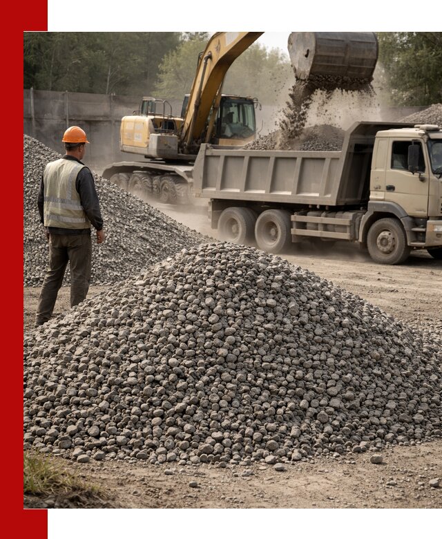 Шлаковый щебень фракция 5-20 с доставкой в Донецке
