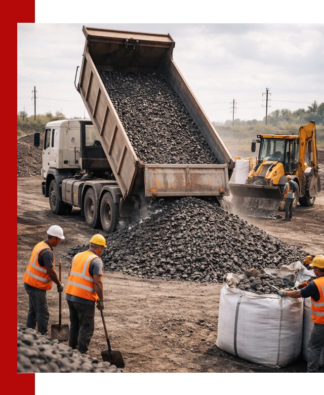 Шлаковый щебень фракция 40-70 с доставкой в Донецке