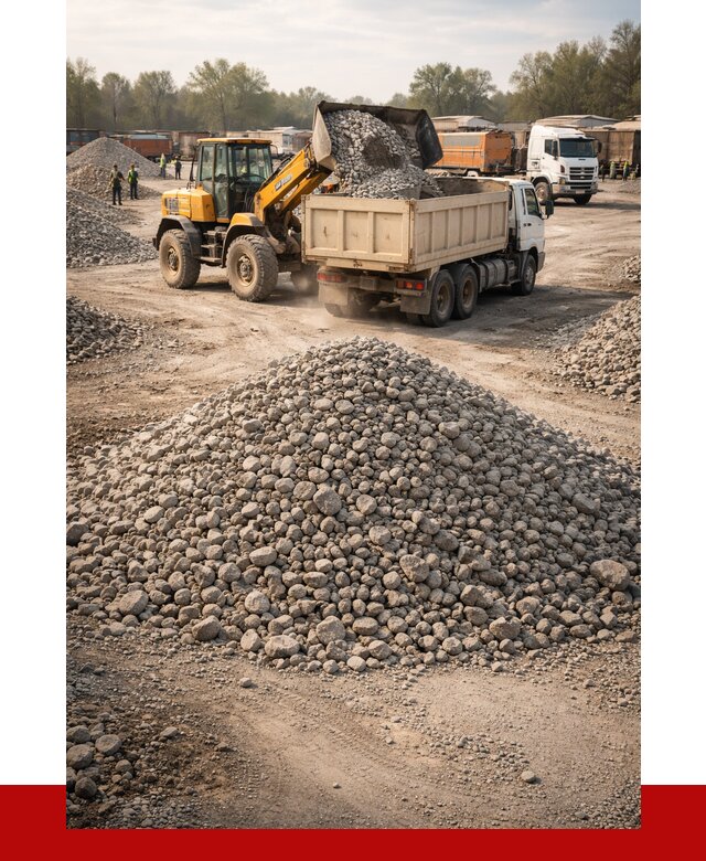 Вторичный щебень фракция 40-70 в Донецке от 1905 р, ПРОНЕРУДДнк