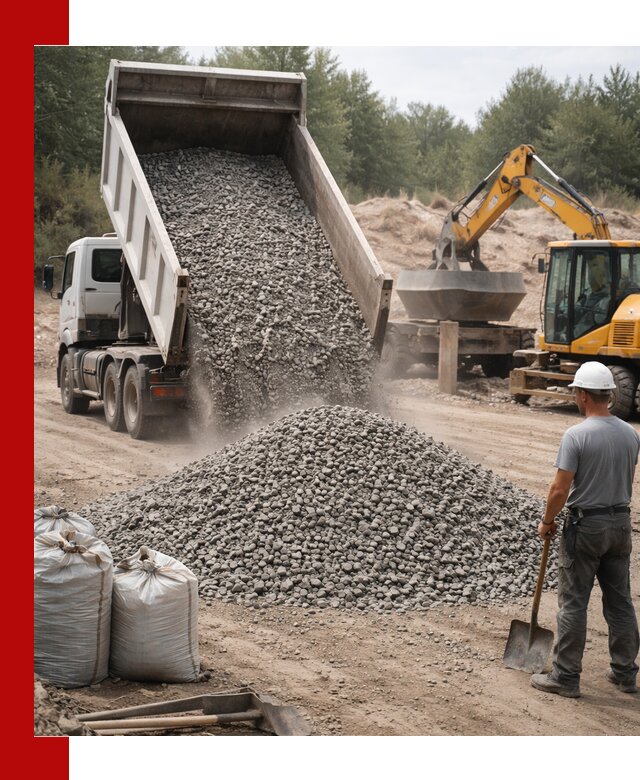 Доставка и продажа бетонного щебня в Донецке