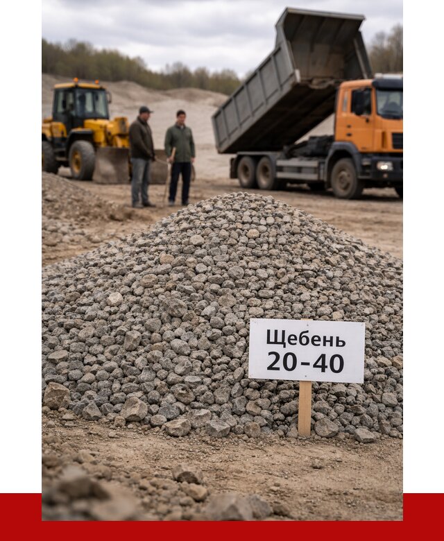 Бетонный щебень фракция 20-40 в Донецке от 2682 р. | ПРОНЕРУДДнк