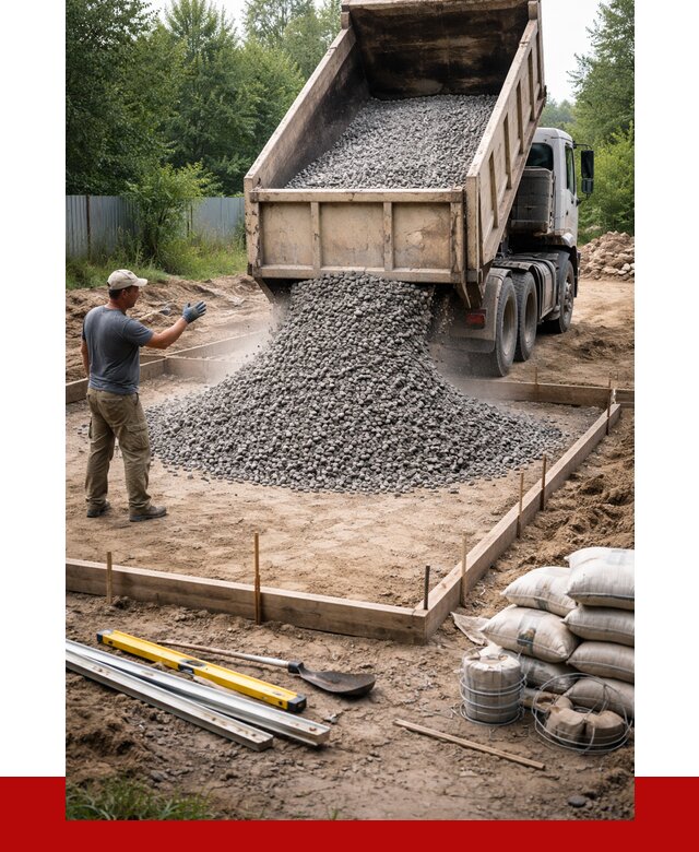 Купить щебень для фундамента в Донецке от 4927 р. | ПРОНЕРУДДнк
