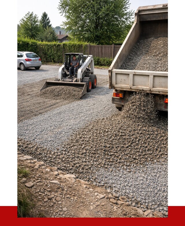 Щебень для парковки в Донецке с доставкой от 1314 р.| ПРОНЕРУДДнк