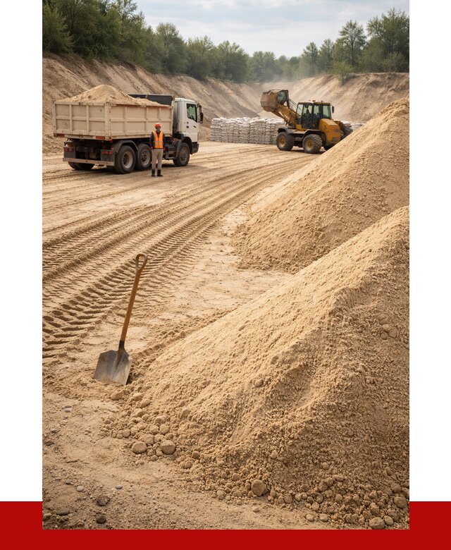 Карьерный песок мелкозернистый в Донецке от 9853 р. | ПРОНЕРУДДнк