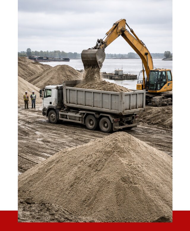 Купить речной песок навалом в Донецке от 1971 р., ПРОНЕРУДДнк
