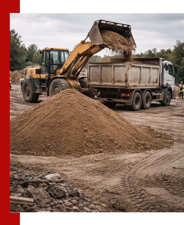 Доставка речного песка навалом в Донецке быстро и выгодно