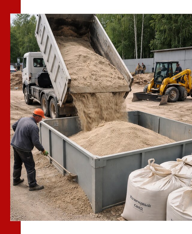 Кварцевый песок для фильтра в Донецке — доставка и качество