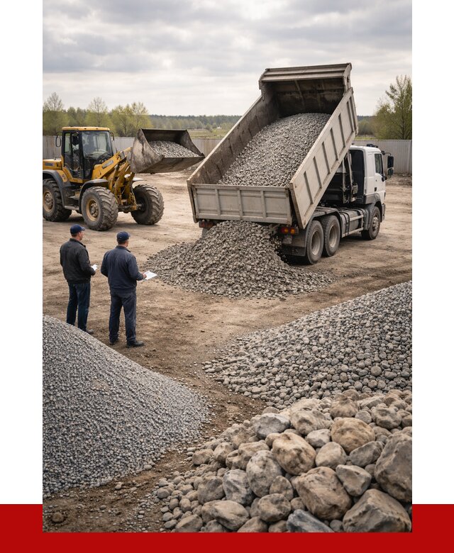 Гравий и камень с доставкой в Донецке от 4598 р. - ПРОНЕРУДДнк