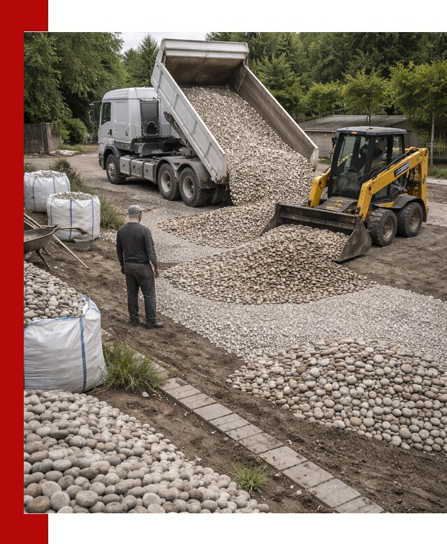 Доставка морской гальки оптом и в розницу в Донецке