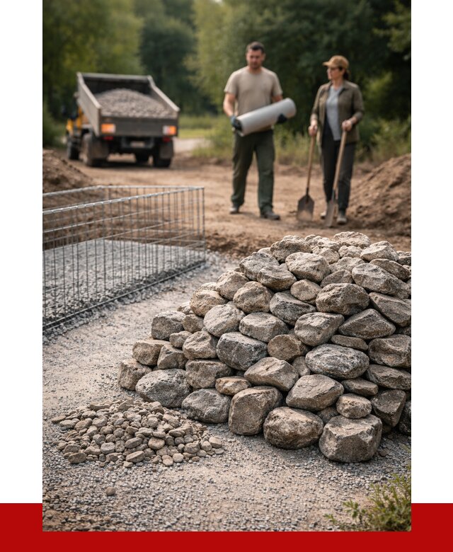 Камень для габионов фракция 100-200 в Донецке от 5255 р. | ПРОНЕРУДДнк