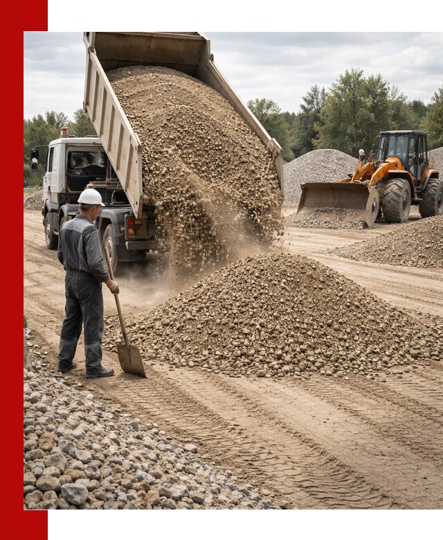 Доставка щпс С3 в Донецке самосвалами и бортовыми грузовиками