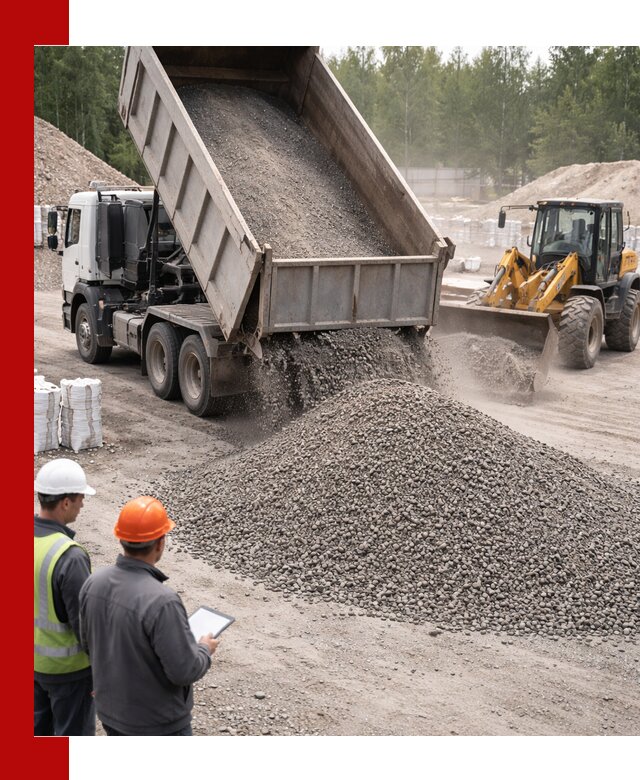 Доставка и продажа гранитного отсева 0-10 в Донецке