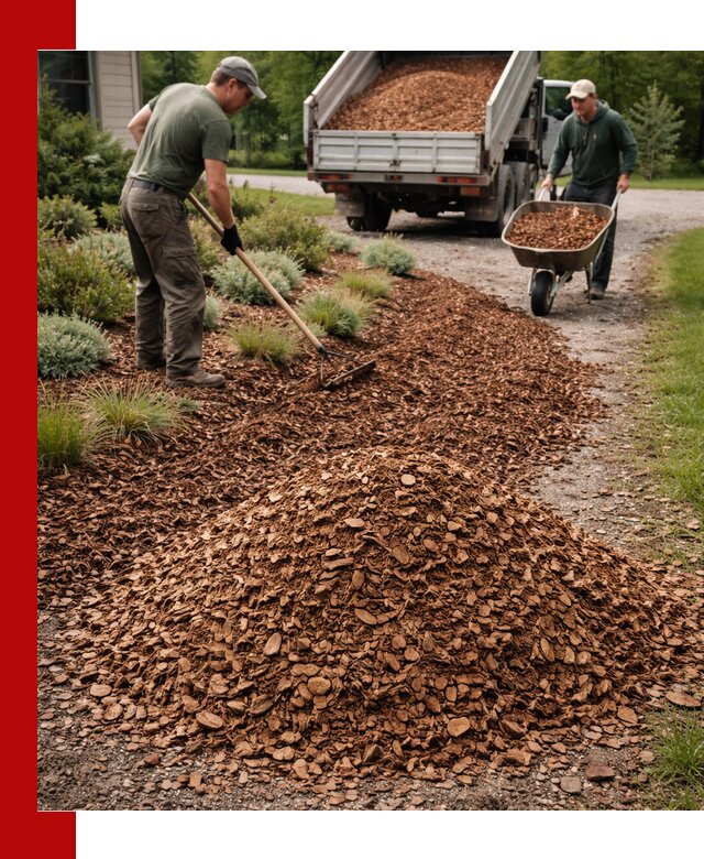Крошка для мульчирования с доставкой в Донецке