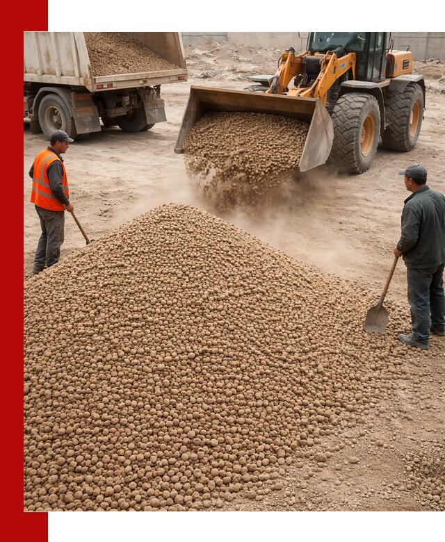 Керамзит фракция 10-20 с доставкой в Донецке