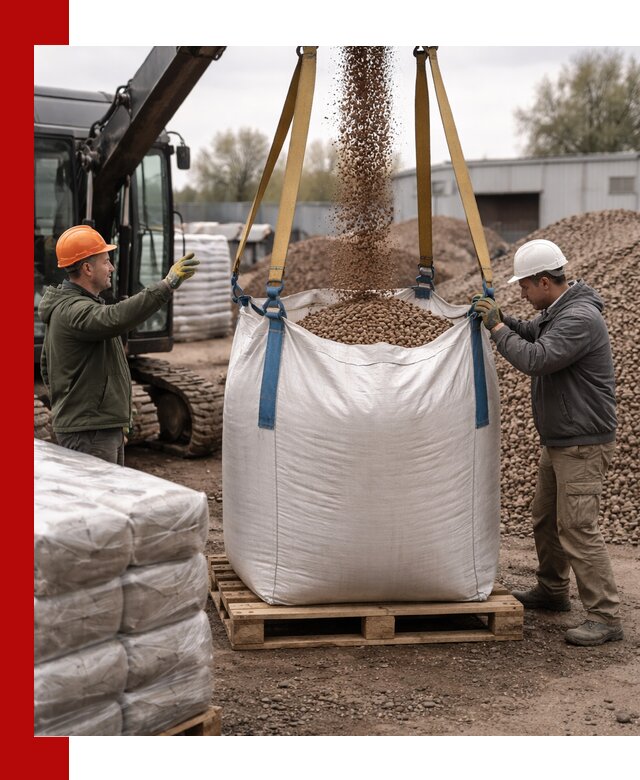 Керамзит в биг-бегах с доставкой в Донецке
