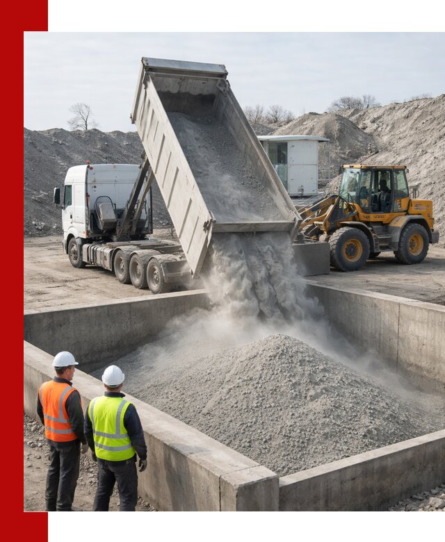 Доставка цемента навалом в Донецке крупными партиями