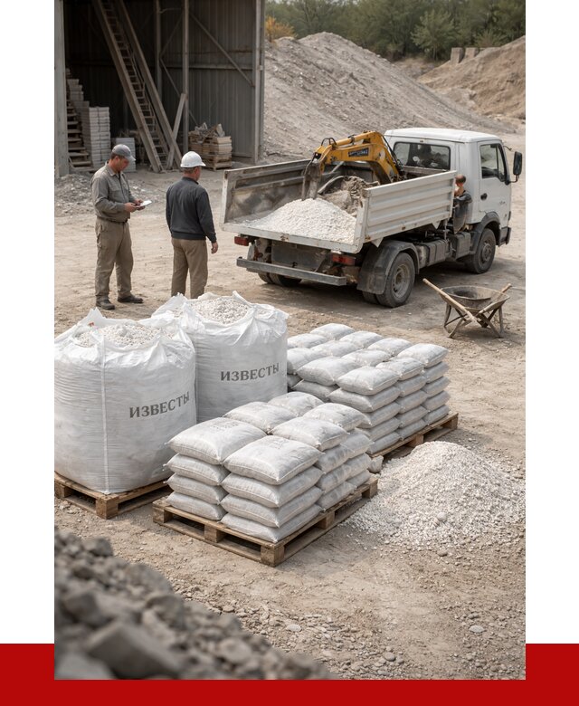 Известь строительная в Донецке с доставкой от 4598 р. | ПРОНЕРУДДнк
