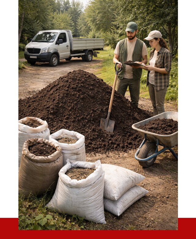 Купить грунт с доставкой в Донецке от 4927 р. за м3 | ПРОНЕРУДДнк