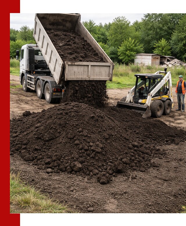 Поставка плодородной земли с доставкой самосвалом в Донецке