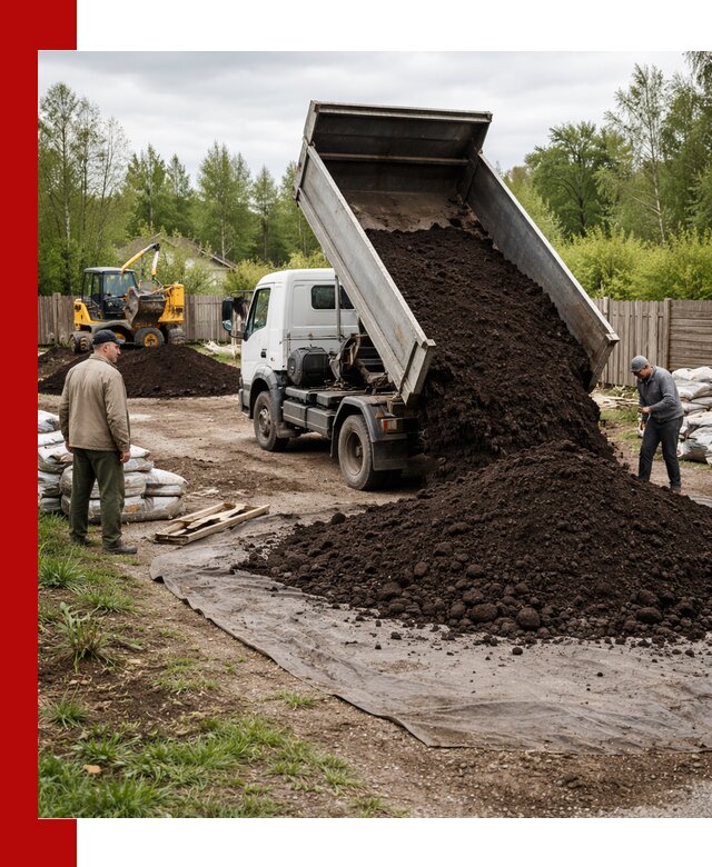 Доставка качественного почвогрунта в Донецке оптом и в розницу