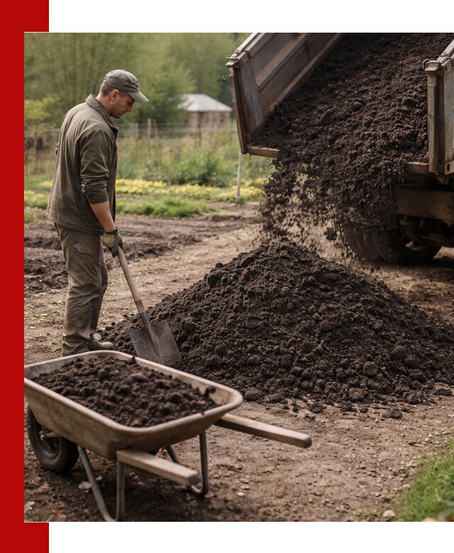 Доставка качественной земли для огорода в Донецке