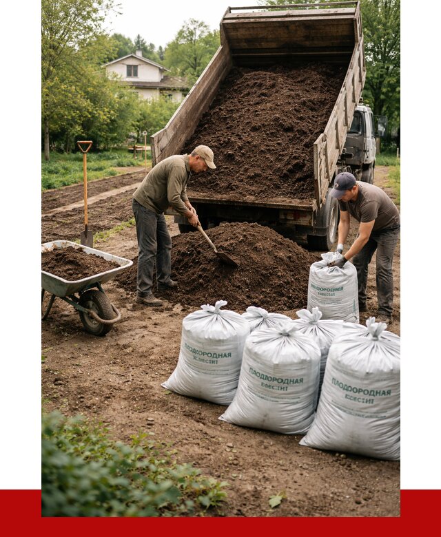 Плодородная смесь в Донецке от 4598 р./куб с доставкой | ПРОНЕРУДДнк