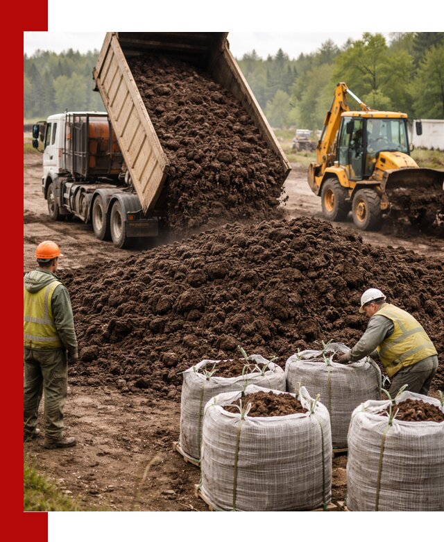 Доставка нейтрального торфа в Донецке оптом и в розницу
