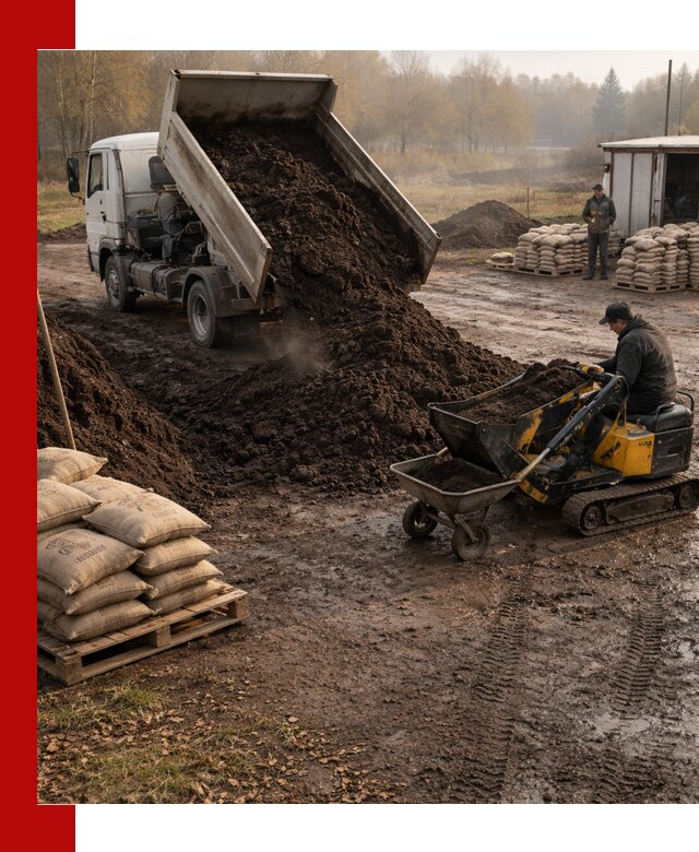 Кислый торф в доставке по выгодным ценам в Донецке