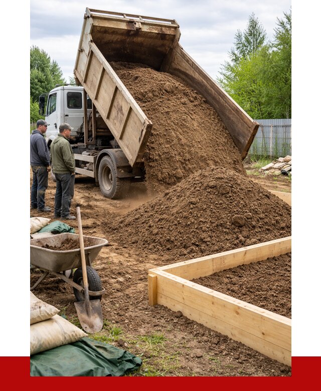 Торфо песчаная смесь в Донецке с доставкой от 2025 р. | ПРОНЕРУДДнк