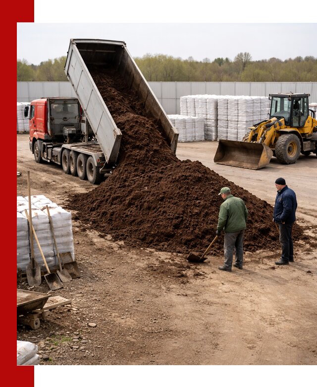 Доставка торфяных смесей оптом и в розницу в Донецке