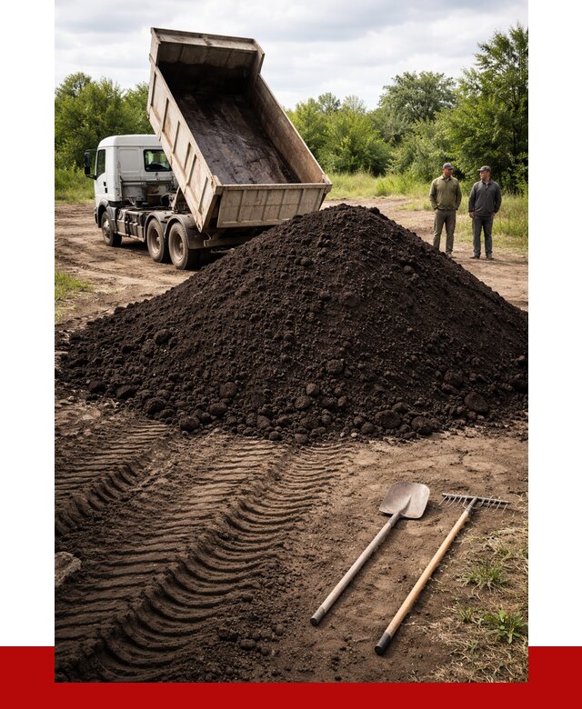 Купить чернозем навалом в Донецке от 1314 р. за куб | ПРОНЕРУДДнк