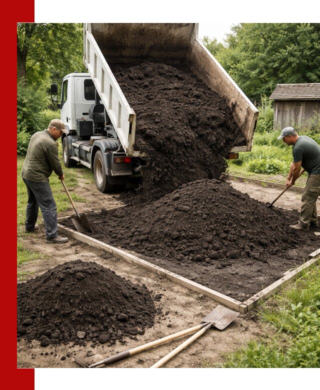 Купить чистый чернозем для огорода с доставкой в Донецке