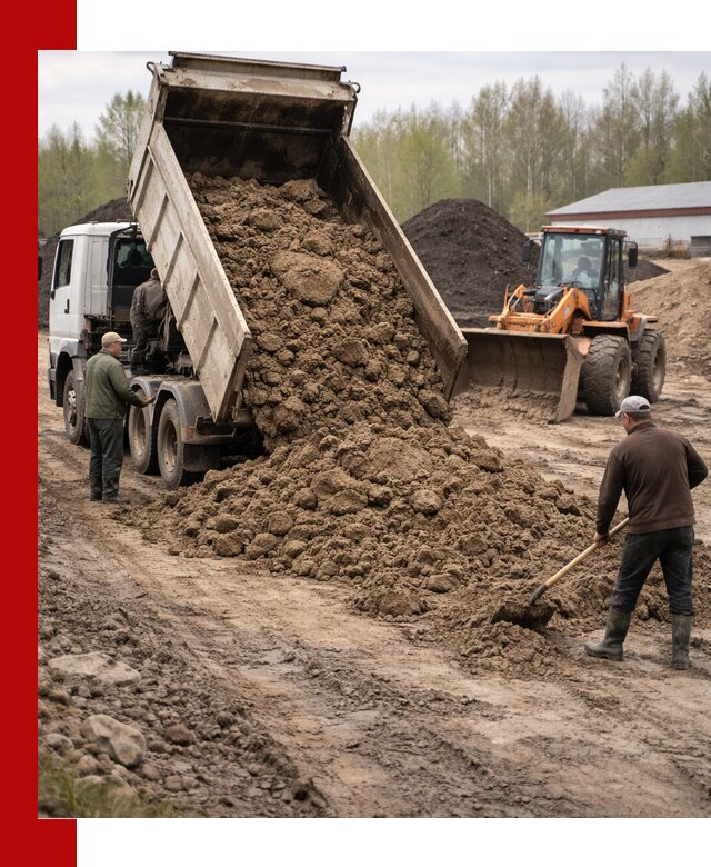 Доставка глин и суглинков в Донецке оптом и вкрай