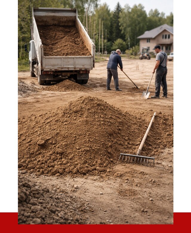 Суглинок для планировки в Донецке с доставкой от 4598 р. | ПРОНЕРУДДнк