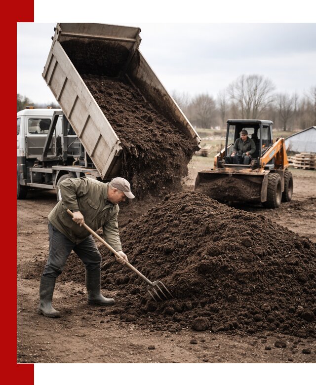 Доставка и продажа перегноя в Донецке быстро и дешево