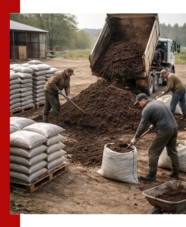 Доставка компоста оптом и в розницу в Донецке