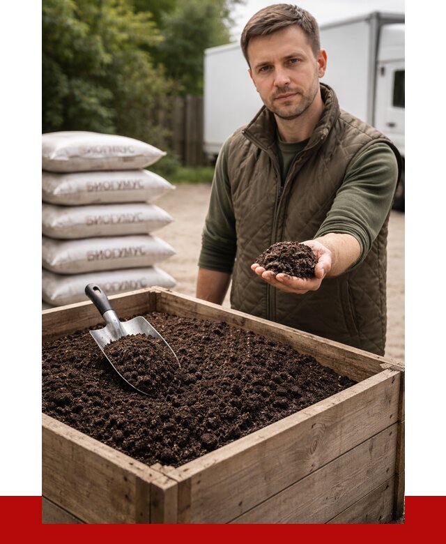 Купить биогумус в Донецке с доставкой от 9306 р. за куб | ПРОНЕРУДДнк