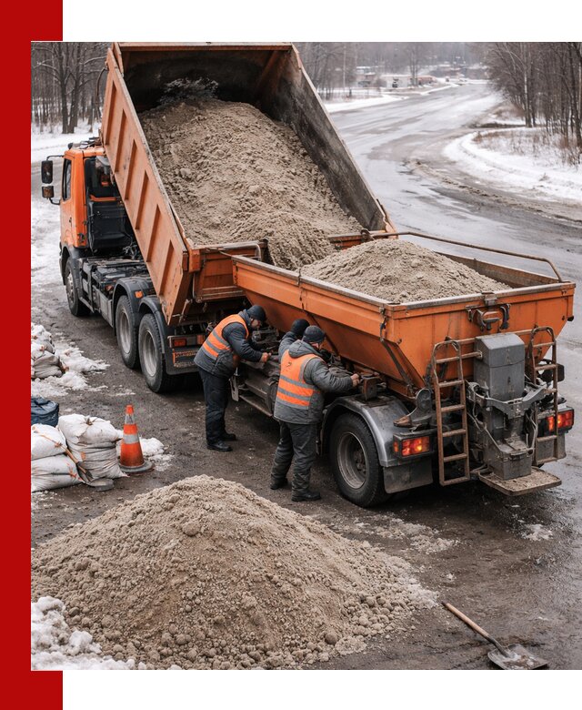 Поставка и вывоз пескосоля в Донецке оптом и в розницу