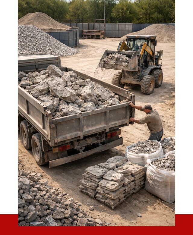 Купить бой бетона с доставкой в Донецке от 5255 р. | ПРОНЕРУДДнк