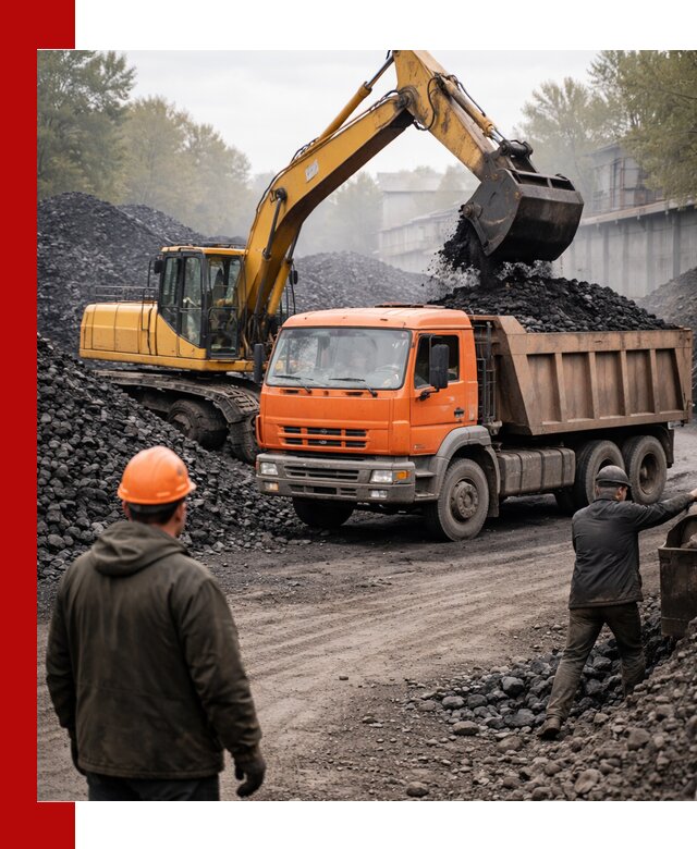 Доставка угля автотранспортом в Донецке быстро и выгодно