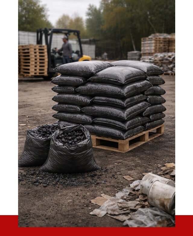 Купить уголь в мешках с доставкой в Донецке от 8211 р. | ПРОНЕРУДДнк
